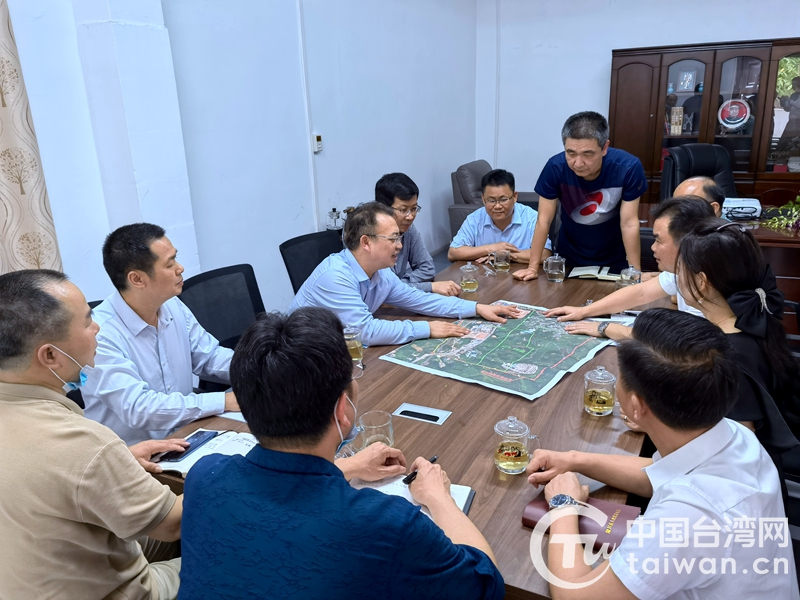 廣西玉林台辦 現場協調解決廣西遠生機械有限公司用地問題