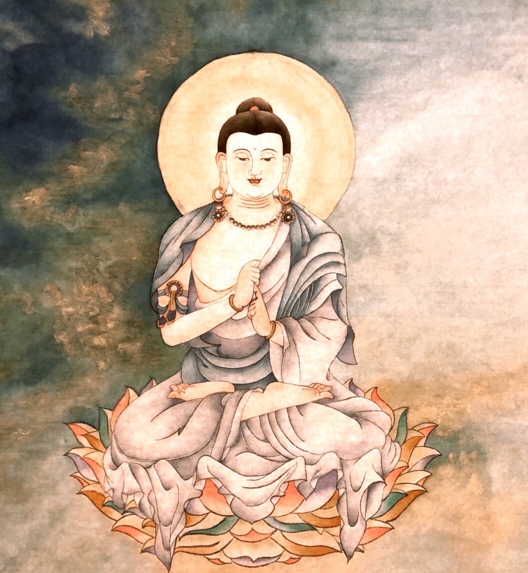 大悲心起 素人畫家張美芳（Joanna) 分享毘盧遮那佛、盧舍那佛、釋迦牟尼佛作品