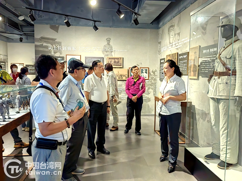 臺灣中華文化經濟交流協會一行參訪張自忠將軍紀念館