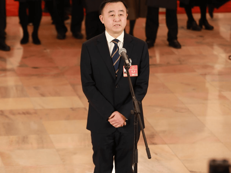 大陸的台灣省籍同胞代表於組團發言